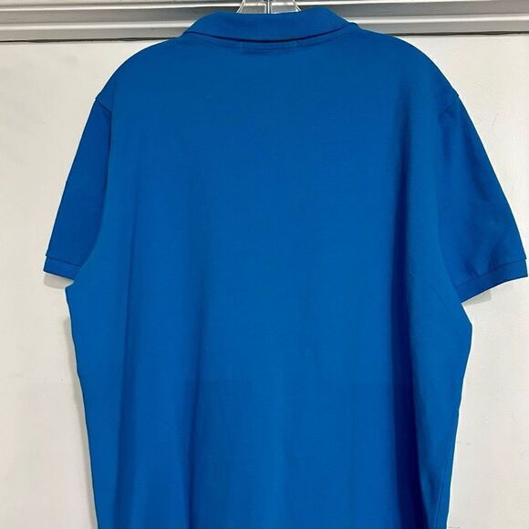 U.S. Polo Assn Men's Large Blue Collared Classic Style Short Sleeve Shirt New - Picture 7 of 11